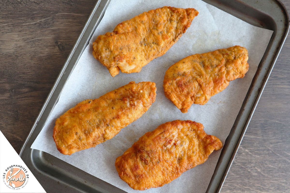 FILETS DE POULET PANÉS)