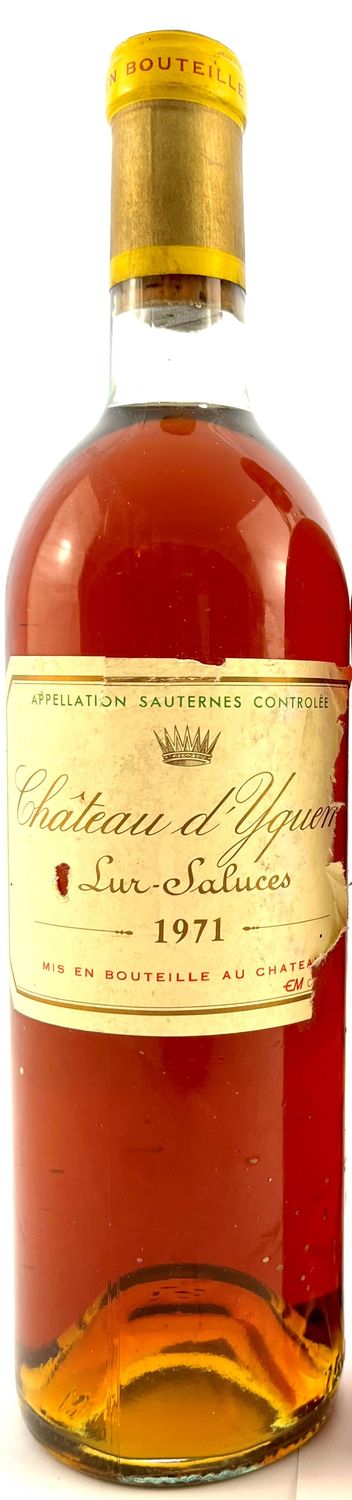 1971 Château d&#39;Yquem, Sauternes Premier Grand Cru Classé , Bordeaux
