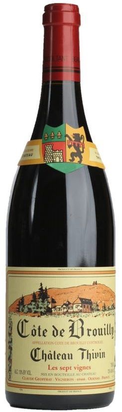 2024 Côte de Brouilly 'Les Sept Vignes', Château Thivin, Beaujolais