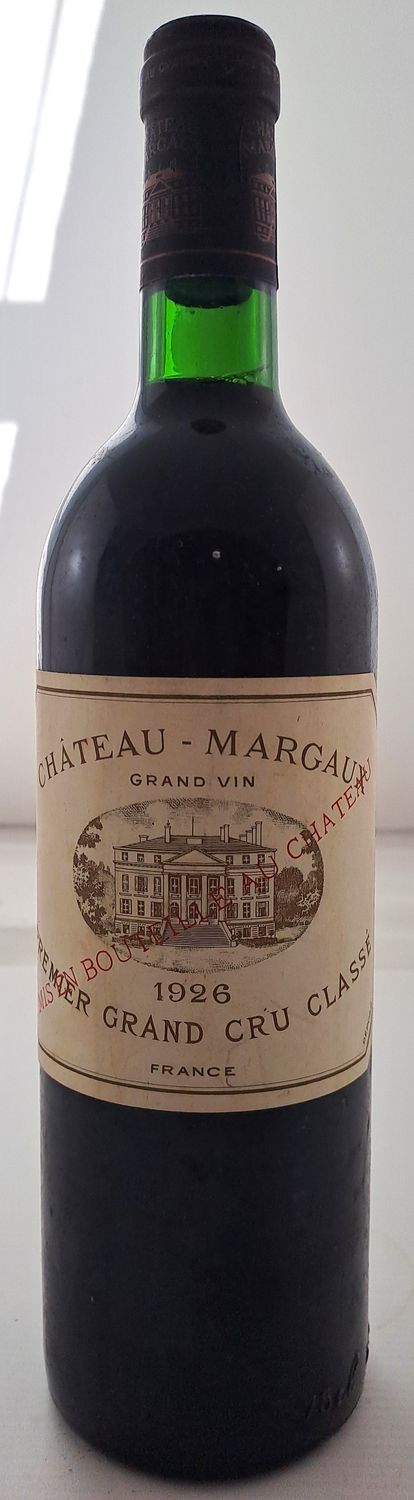 1926 Château Margaux, Margaux Premier Grand Cru Classé, Bordeaux