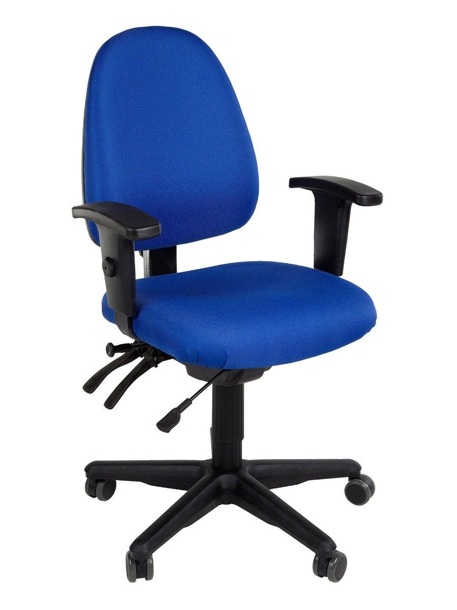 Novara bureaustoel blauw