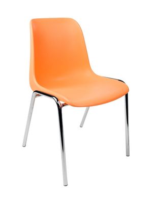 Kuip kantinestoel 18 oranje