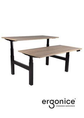 DUO RISE ELEKTRISCH VERSTELBAAR BUREAU ERGONICE