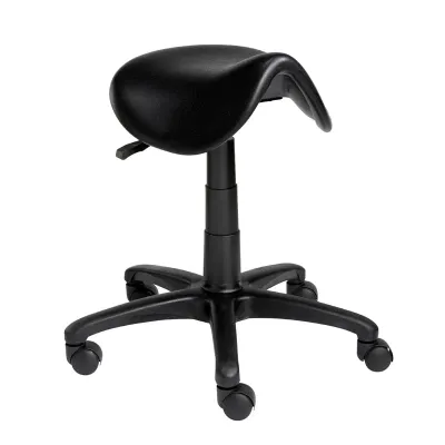MULTICA Zadelkruk Standaard – Ergonomisch, Verstelbaar, Zwart – Comfortabel Werkstoeltje