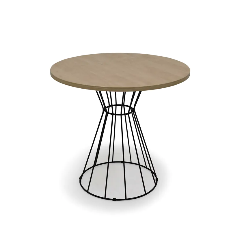 Ronde tafel met draadvoet 80cm