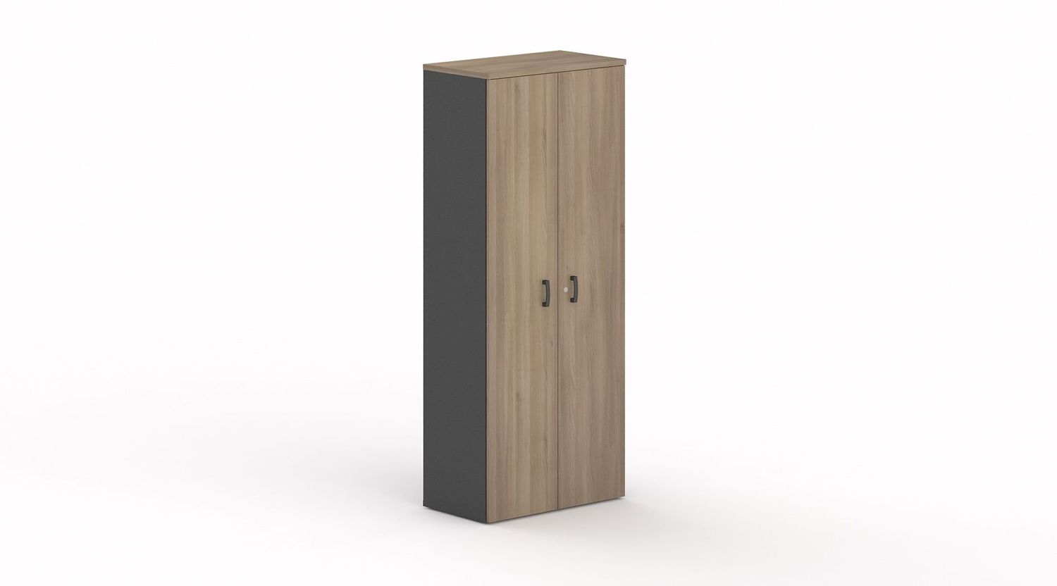 Melamine Draaideurkast 196cm hoog