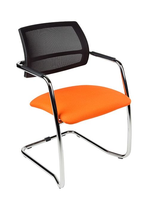 Vergaderstoel MAGENTIX Mesh-oranje magentix