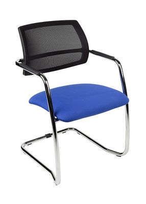 Vergaderstoel MAGENTIX Mesh-blauw magentix