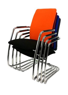 Vergaderstoel MAGENTIX XL antraciet en zwart
