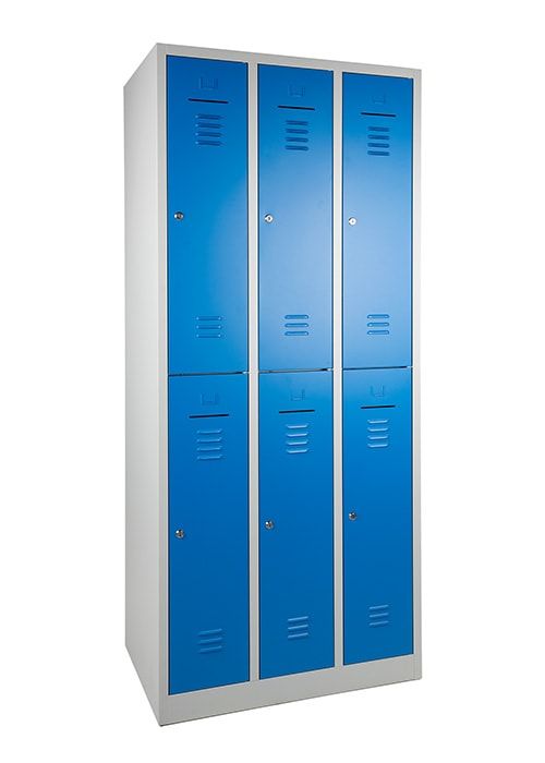 Lockerkast WRC.3.6.07-Grijs/Blauw