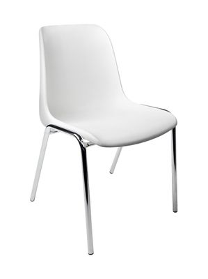 Kuip kantinestoel 22 wit