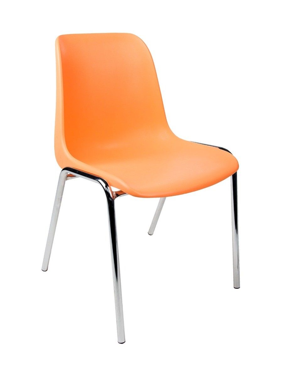 Kuip kantinestoel 22 oranje