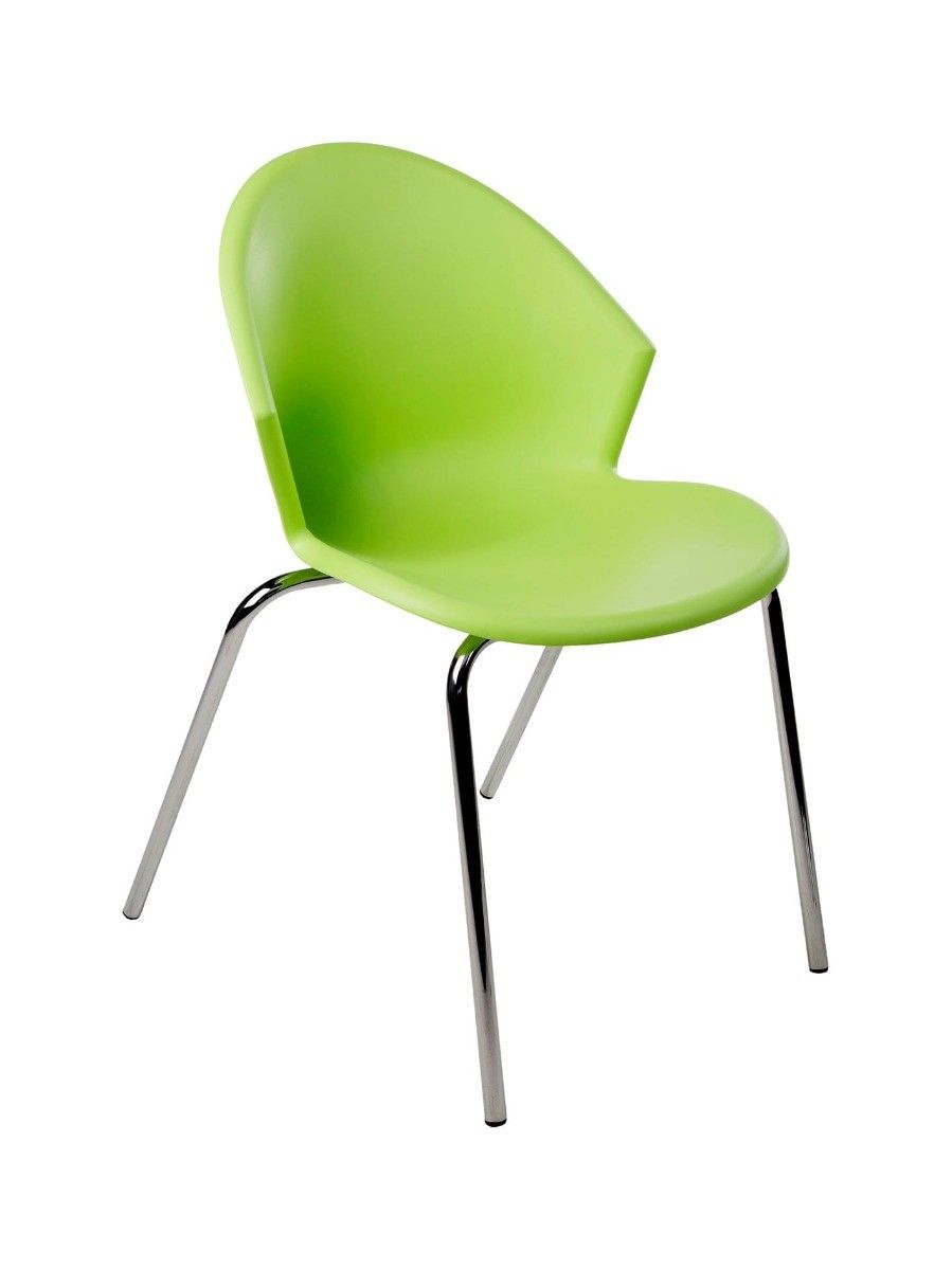 Smile kantinestoel groen