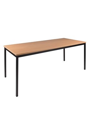 MTB Kantinetafel 160x80x75cm Zwart/Beuken