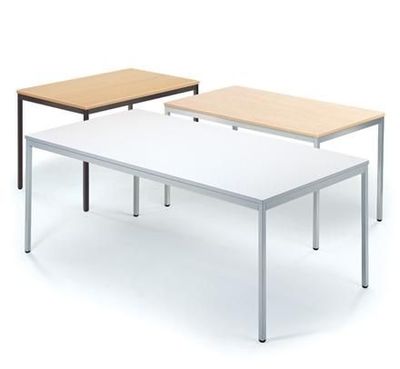 RM Kantinetafel 200 x 100 cm Antraciet/Grijs