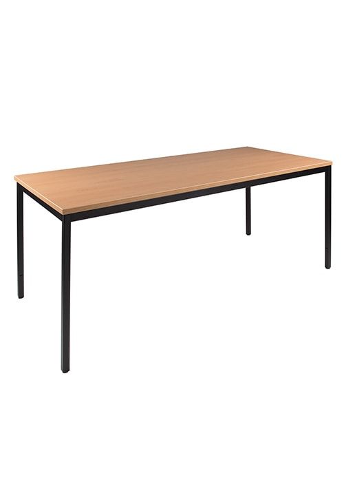 MTB Kantinetafel 180x80x75cm Zwart/Beuken