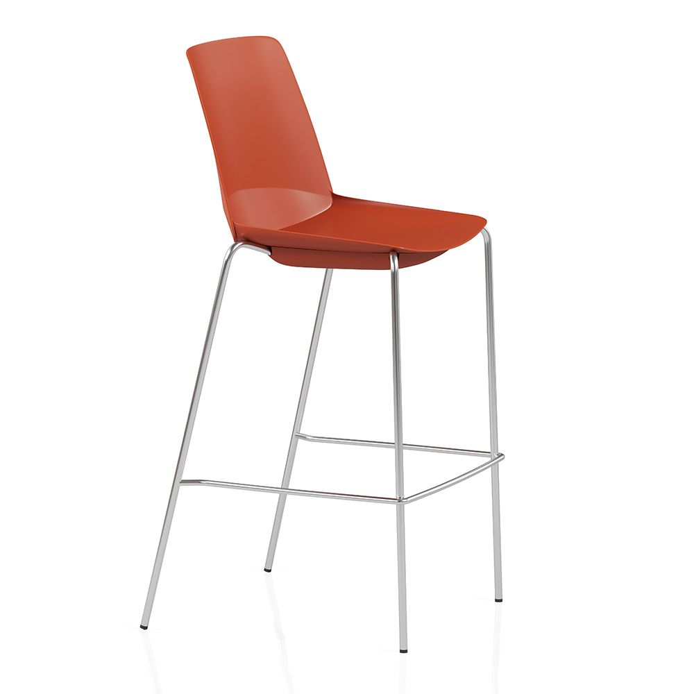 Ergonice Douro High rood chrome
