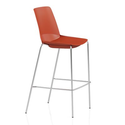 Ergonice Douro High rood chrome