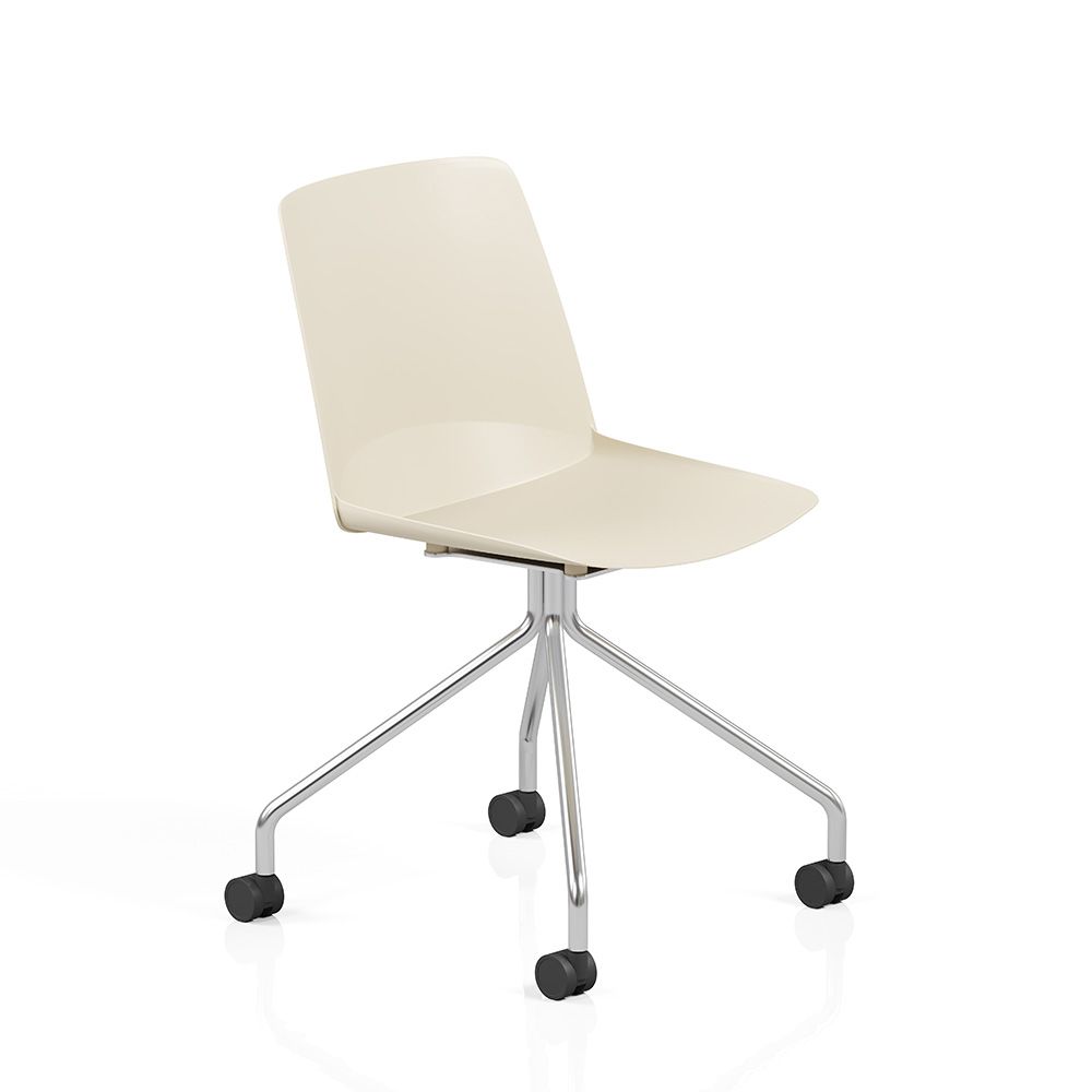 Ergonice Douro 4-Spoke ivoor chrome