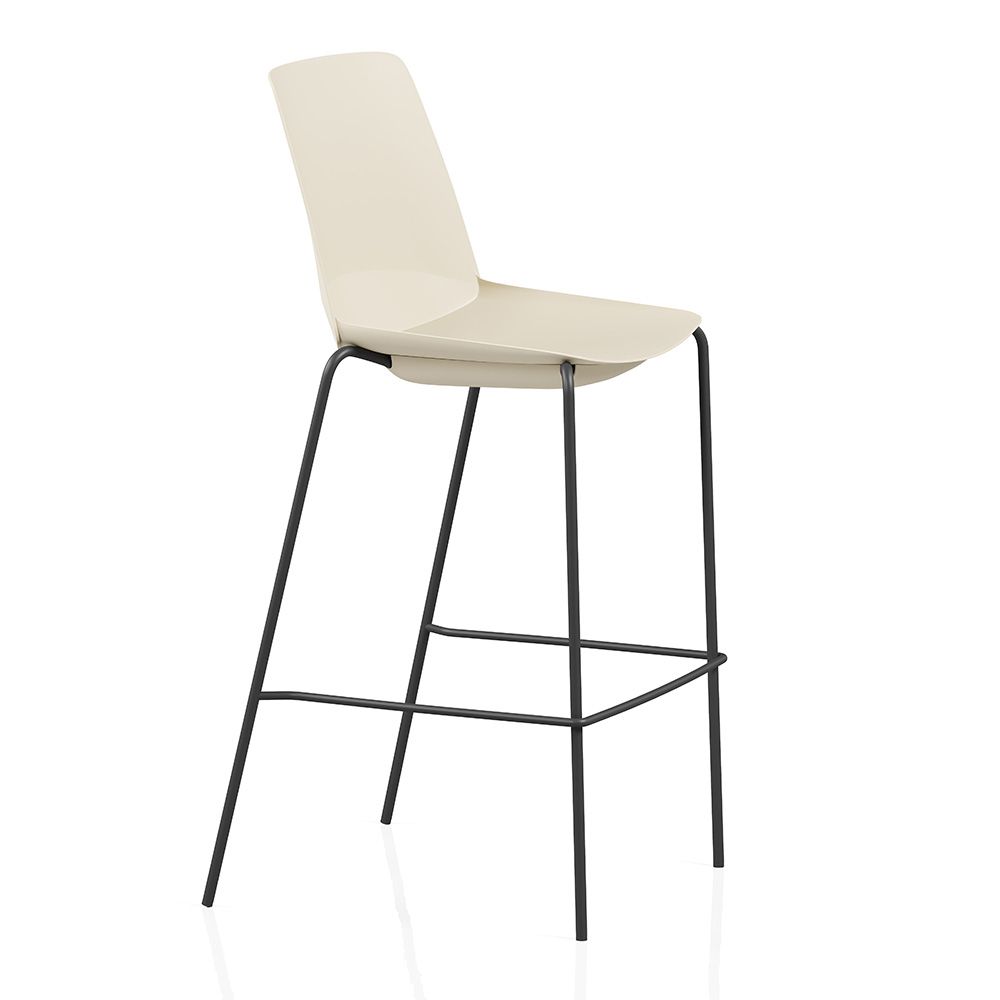 Ergonice Douro High ivoor zwart
