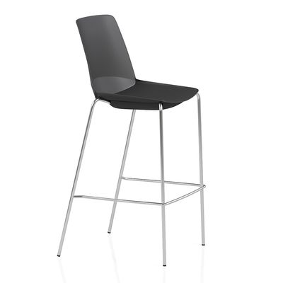 Ergonice Douro High zwart chrome