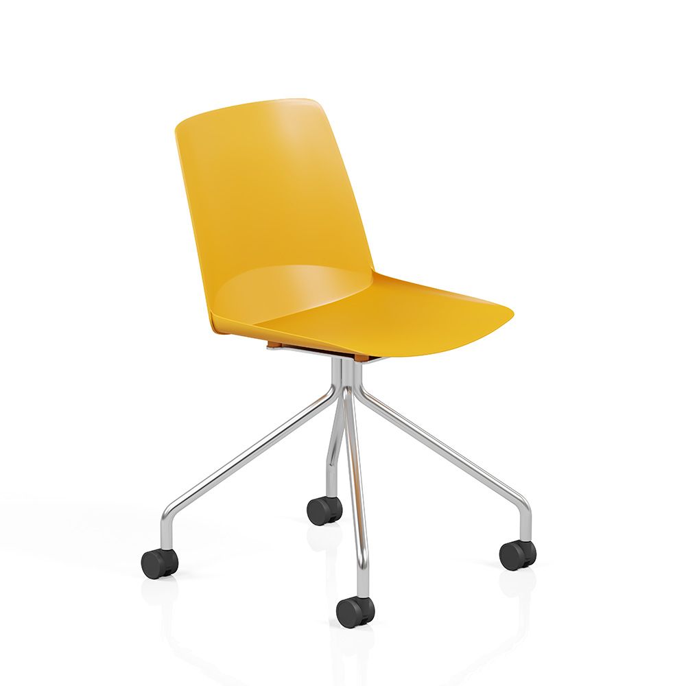 Ergonice Douro 4-Spoke geel chrome