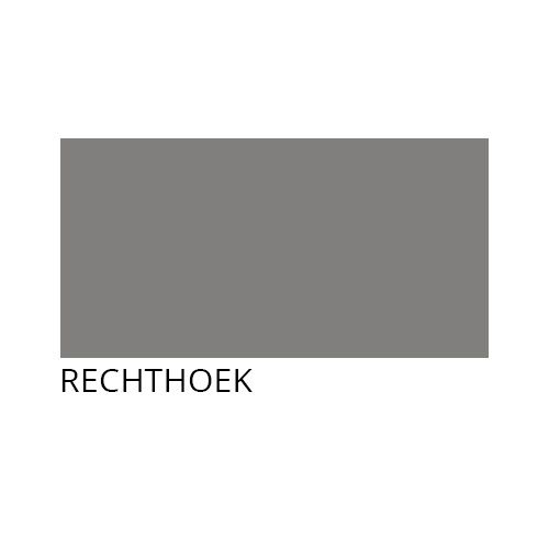 Blad rechthoek 200 x 100cm wit