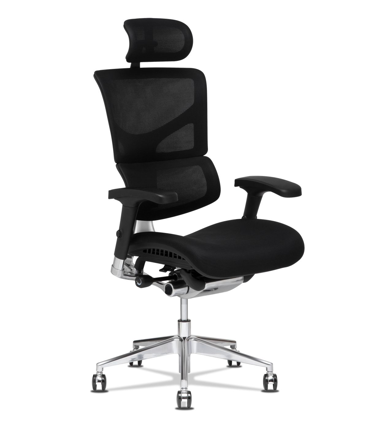 PLATINUM Directiestoel – Luxe Ergonomische Bureaustoel met Aluminium Design