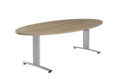 Vergadertafel Ellipsvorm 240x120cm
