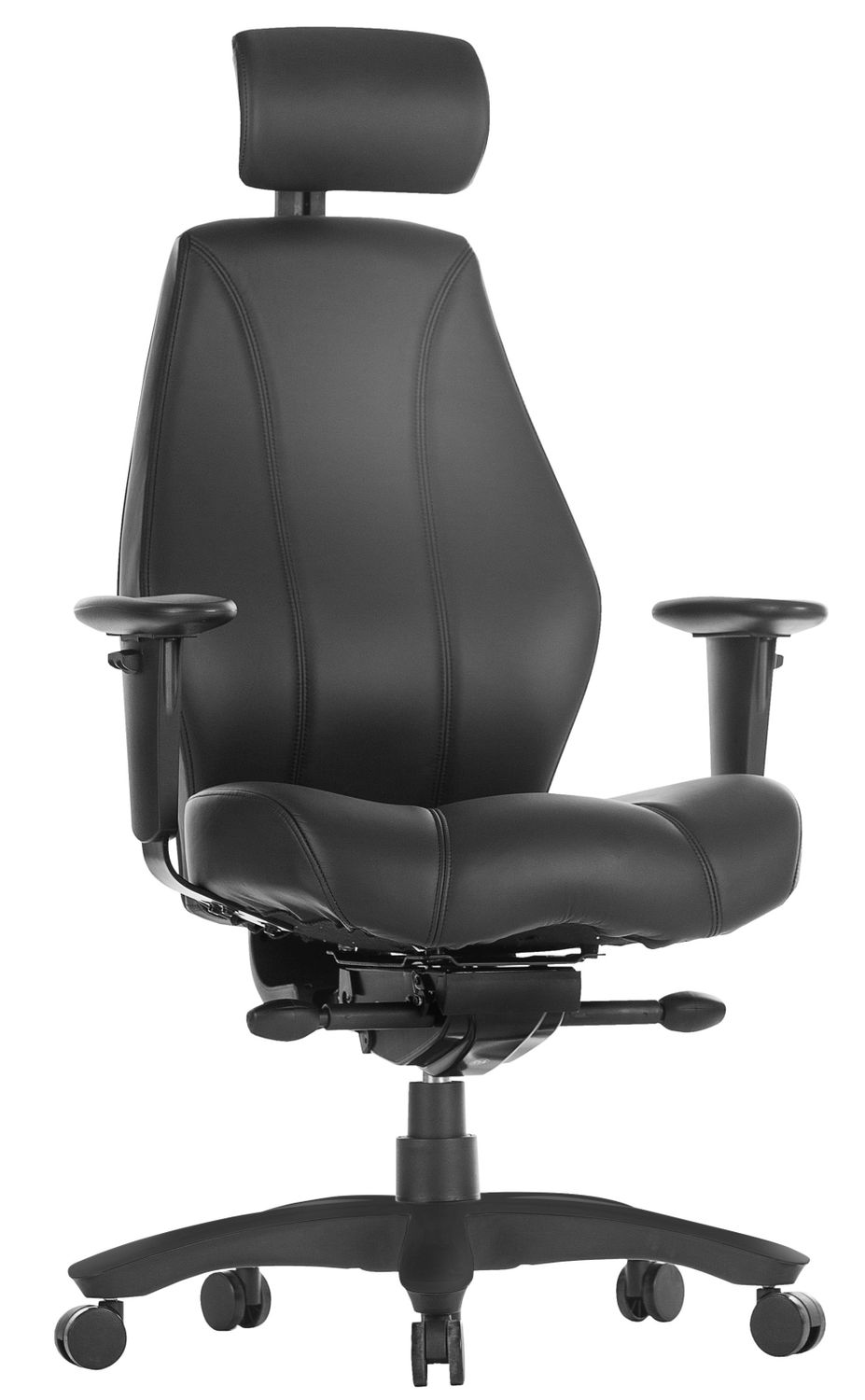 Raptor heavy duty 24uurs bureaustoel leder Raptor heavy duty 24uurs bureaustoel leder