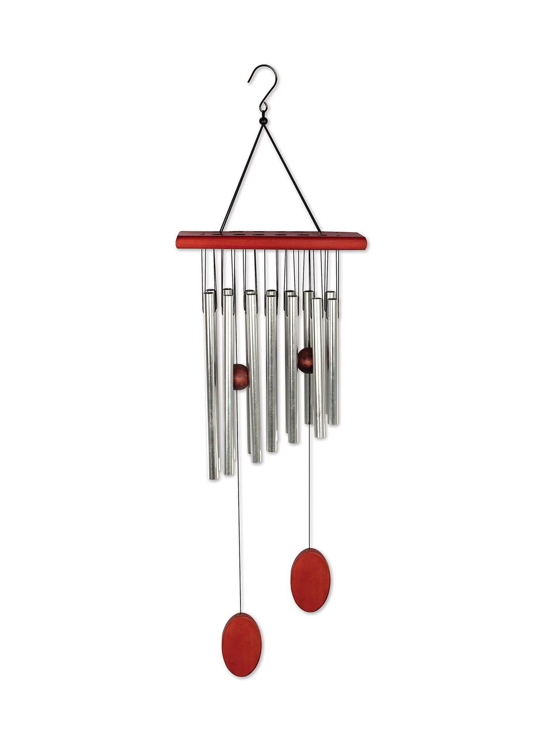 Double Row Metallic Piano Wood Wind Chime