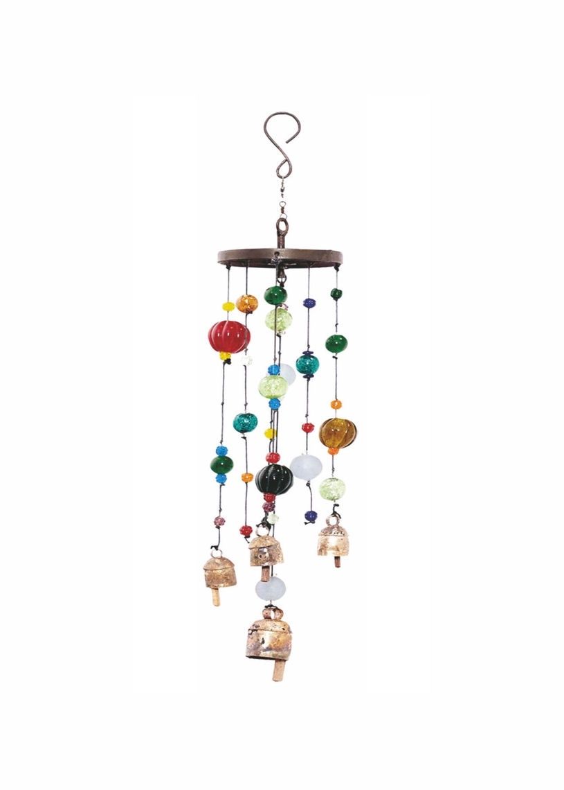 Galaxy Mobile With Glass Beads And Bells