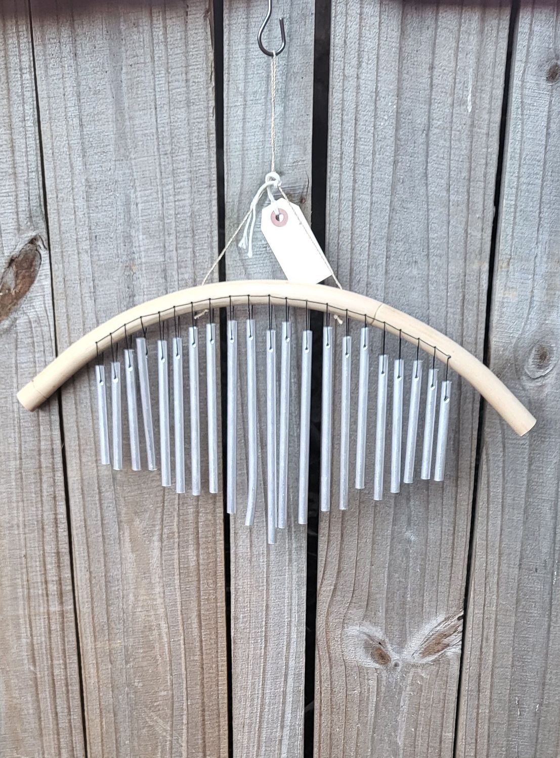 Semi Circle Wood Aluminum Chime