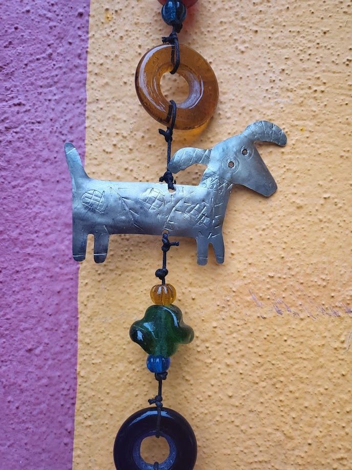 Three Canine Triple Beads And Bell