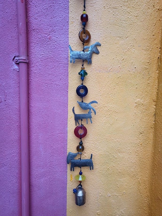 Three Canine Triple Beads And Bell