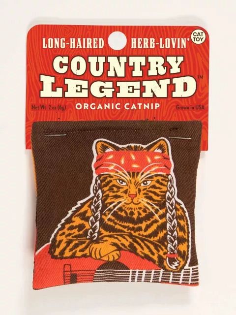 Long-Haired Herb-Lovin Country Legend Catnip Toy