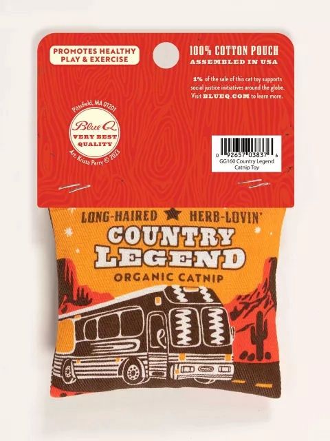Long-Haired Herb-Lovin Country Legend Catnip Toy