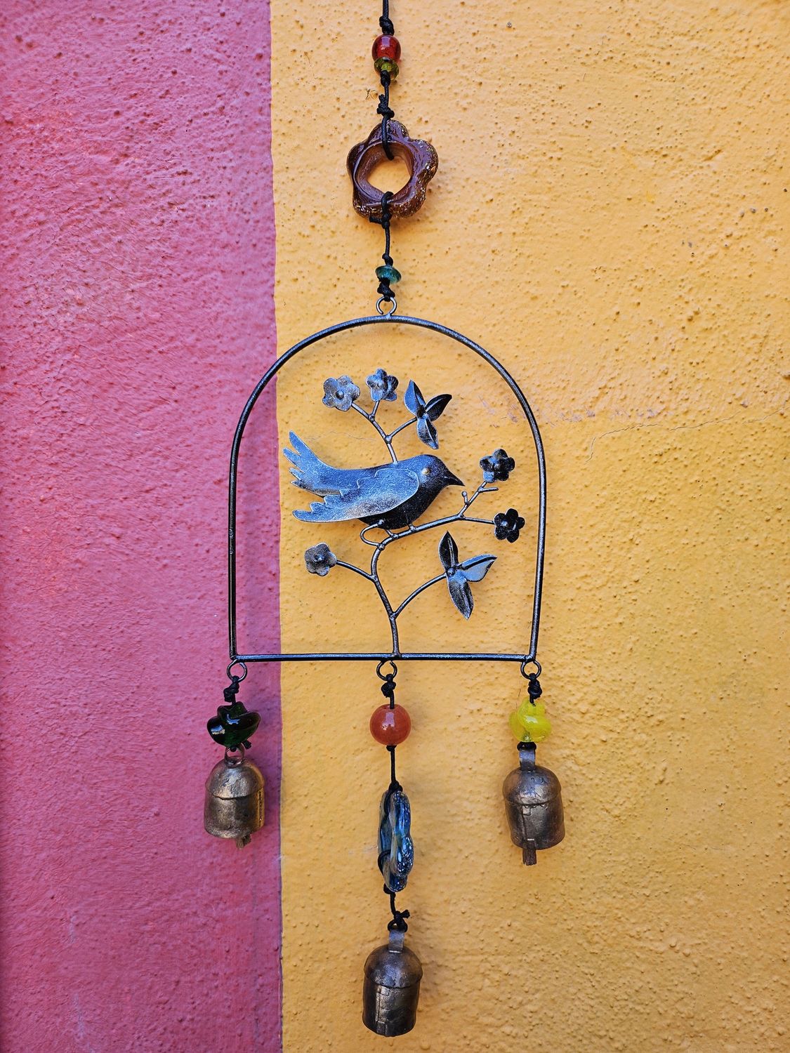 Wild Bird Windowscape Beads And Bells