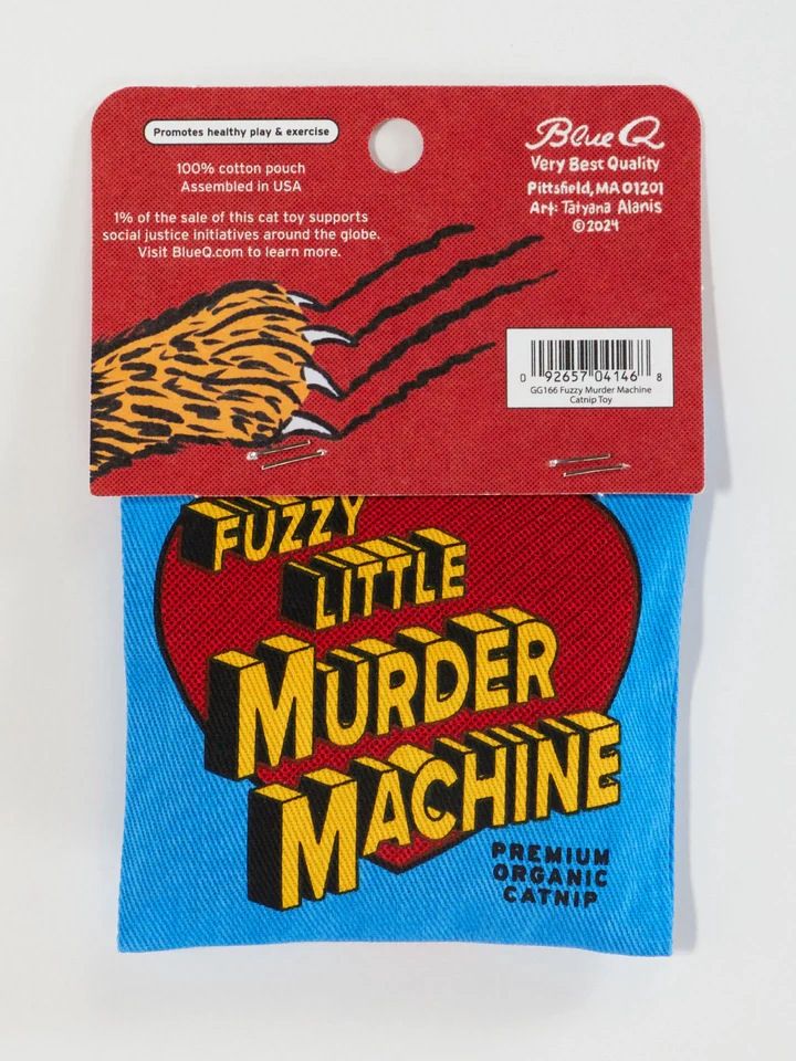 Fuzzy Murder Machine Catnip Toy