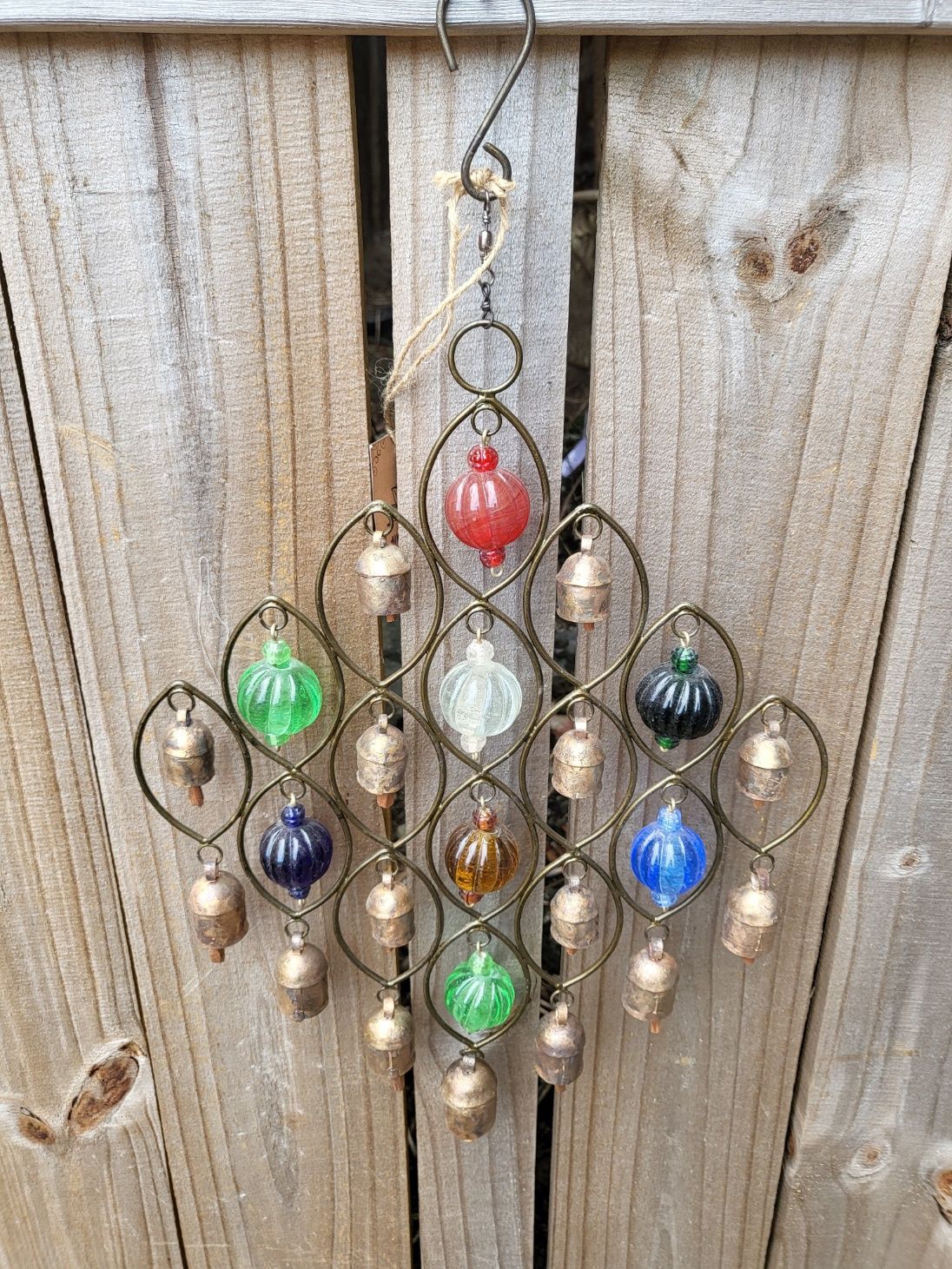 Rainbow Colored Beads And Bells