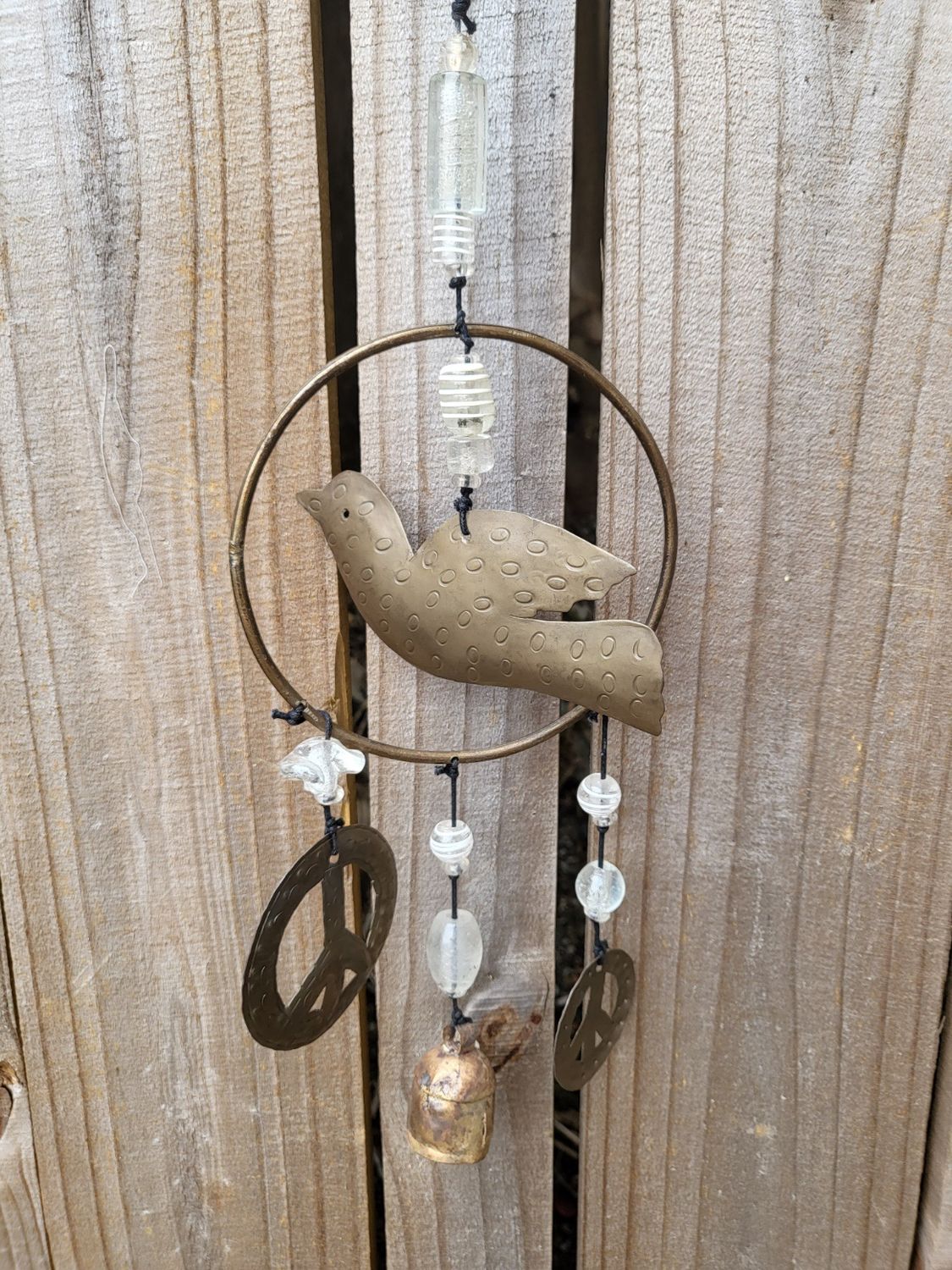 Let There Be Peace Dove Beads And Bells