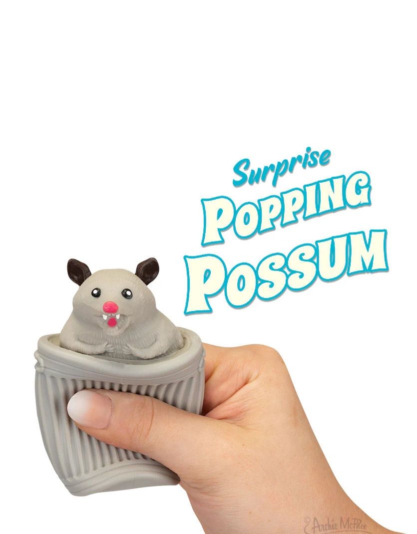 Surprise Popping Trash Opossum