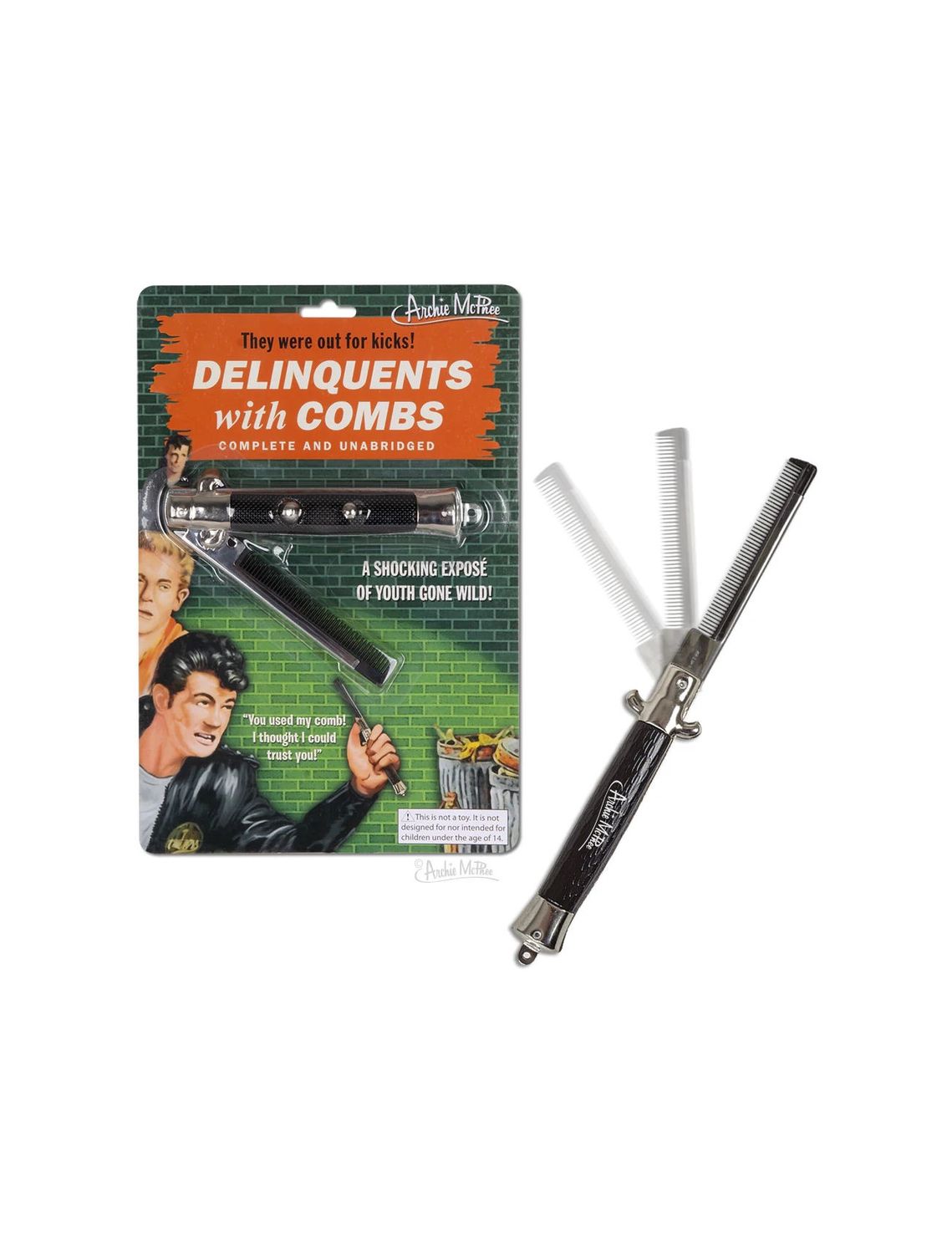 Delinquents With Combs Switchblade Comb