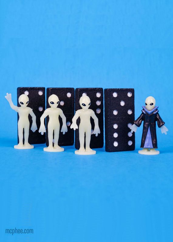 Itty Bitty Glow In The Dark Alien