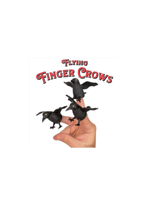 Crow Finger Puppet