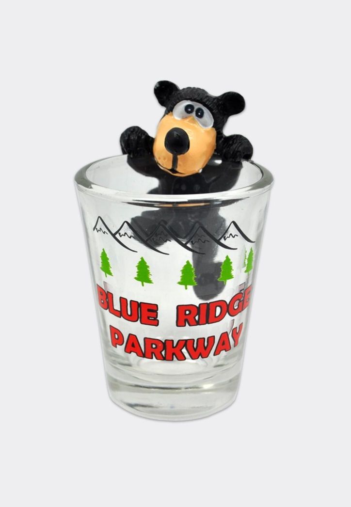 Black Bear Blue Ridge Parkway Shot Glass