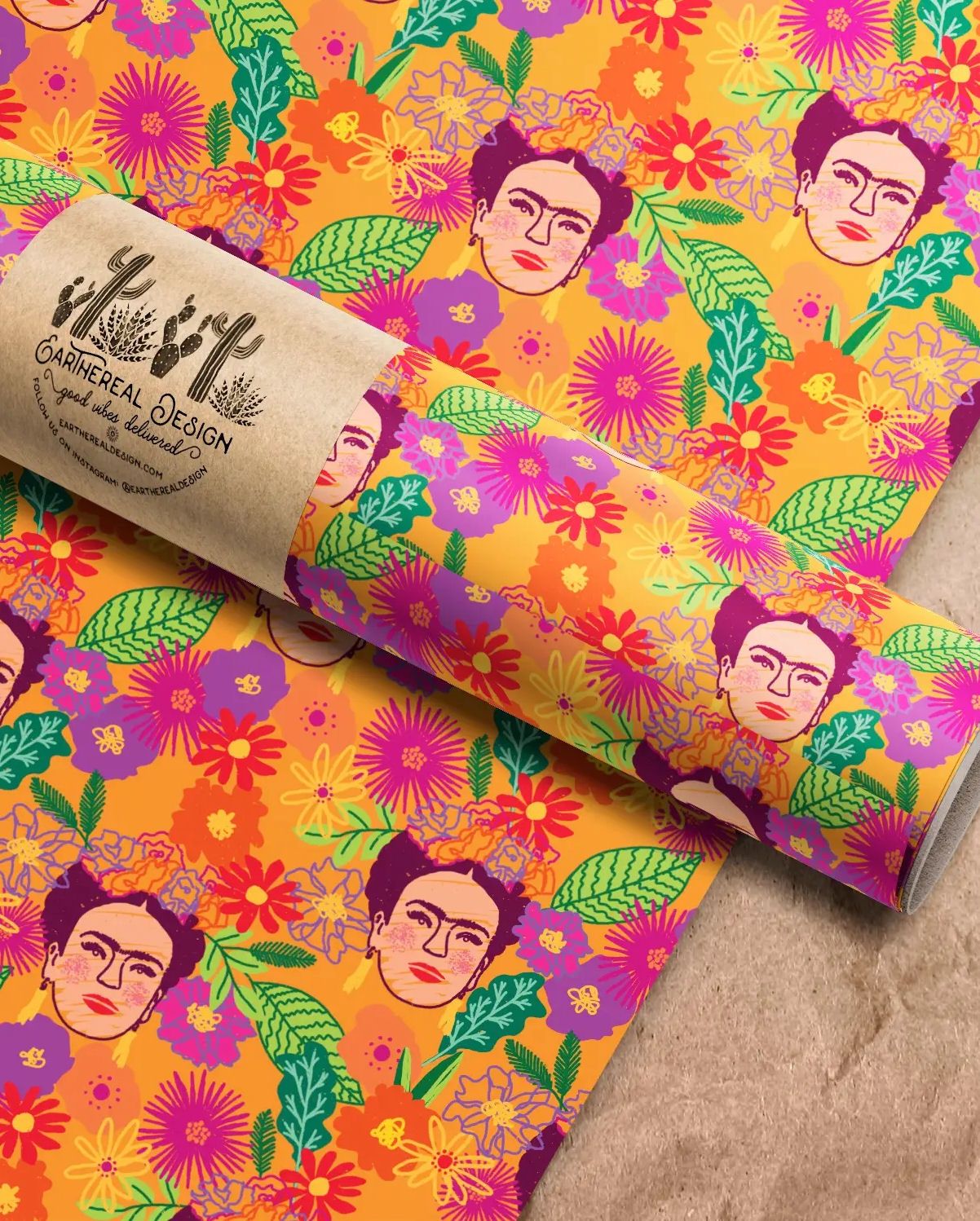 Frida Kahlo Gift Wrapping Paper