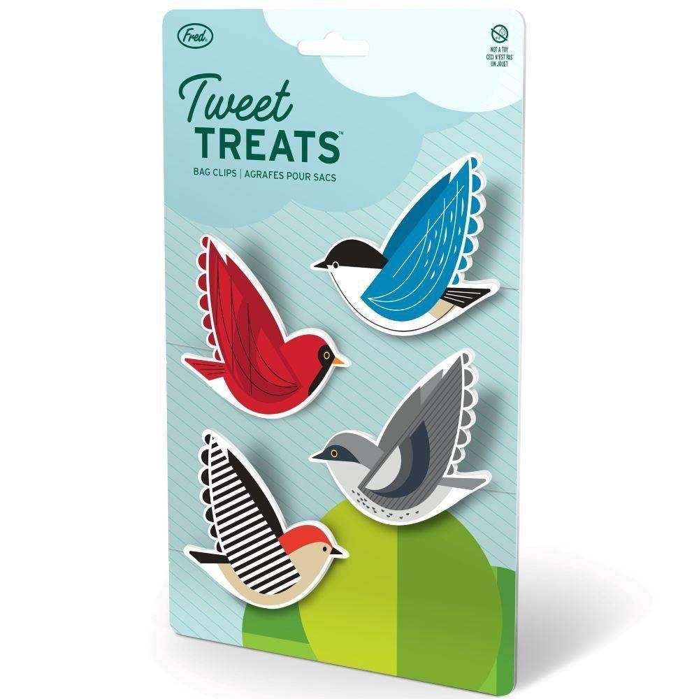 Tweet Treats Bird Set Of 4 Bag Clips
