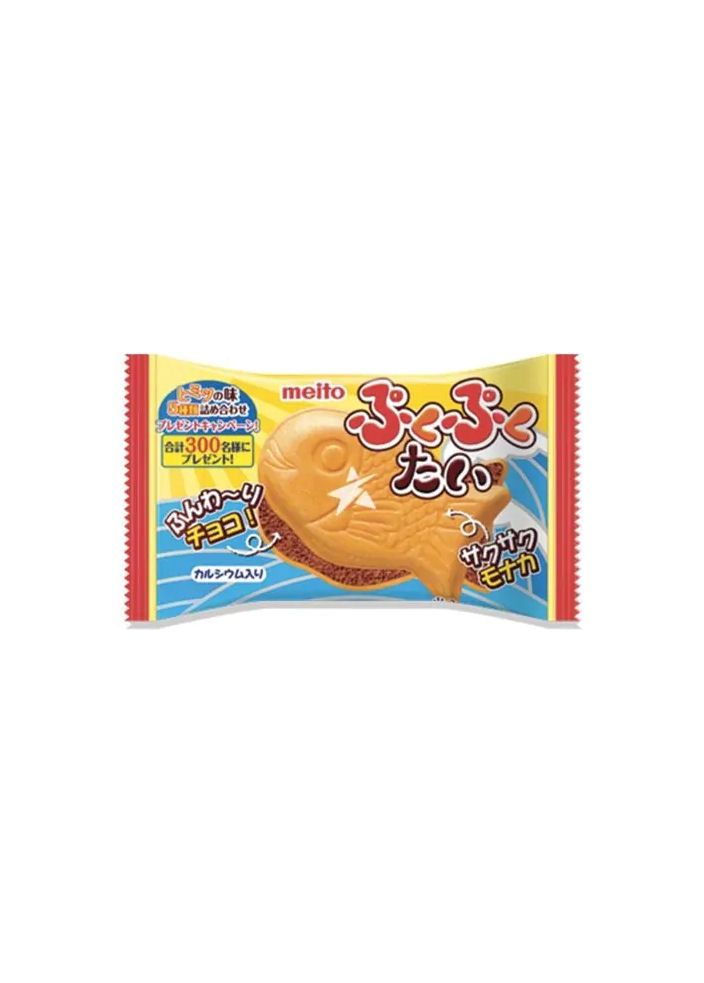 Metio Pukupuku Chocolate Wafer Fish