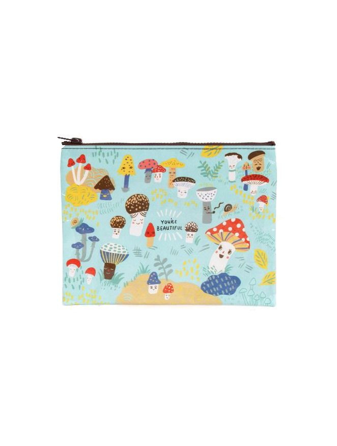 You&#39;re Beautiful Cute Lil Mushrooms Zipper Pouch